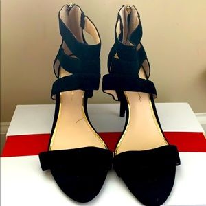 Jessica Simpson Black Heeled Sandals